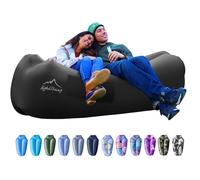 AlphaBeing Inflatable Lounger Beach Chair Accessories, Air Sofa Hammock Inflatable Couch for Camping Backyard Lakeside with Compression Sacks, Ideal Outdoor Gifts for Adults