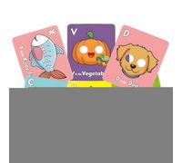 Alphabet , 26 Pieces Educational Cards for Learning Letters | Educational Toy Animals Alphabet Fun Game Children 3-6 Years