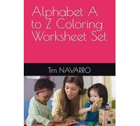 Alphabet A to Z Coloring Worksheet Set