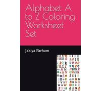Alphabet A to Z Coloring Worksheet Set
