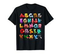 Alphabet ABC Learning ABC For Boys Girls Teachers Adults ABC T-Shirt