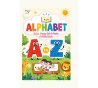 Alphabet Activity Book: Color, Trace, Cut and Paste Activity Book for Kids