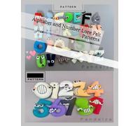 Alphabet and Number Lore Felt Patterns