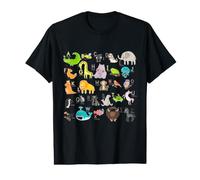 Alphabet Animal ABC Learning A-Z List for Boys and Girls Value Graphic T-Shirt