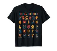 Alphabet Animal ABCs Learning Kindergarten For School Kids T-Shirt