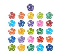 Alphabet Bath Toys - 26-Piece Floating Letters for Swimming, Kids’ Bathtub and Pool Water Play, Educational and Fun Bathing Entertainment Supplies for Preschoolers, Children