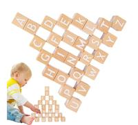 Alphabet Blocks - Educational And Interactive - Counting and Building Blocks Set | For Family, Classroom And Home For Daily Learning And Development, Game And Education Kids, Girls And Boys