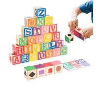Alphabet Blocks - Interactive Learning Wooden Educational Toys