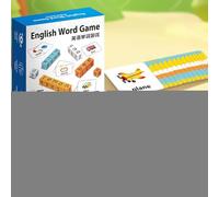 Alphabet Blocks Spelling Games - English Word Matching Toy, Educational Learning Tool for Kids Ages 3+, Preschool Kindergarten Classroom Play, Early English Spelling Practice for Home, Birthday, Gift