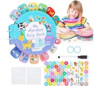 Alphabet Books - Alphabet Books, Educational Letters Recognition Book | Preschool Learning Game, Word Spelling Activity, Early Literacy Toy