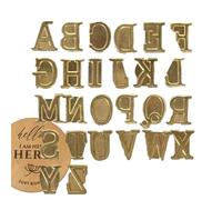Alphabet Branding Kit - Stamp Tool, Number Symbol Set | Professional Pyrography Carving, Interchangeable Ironwood Tips for Design Decor Leather Engraving Ornament Artwork Burning