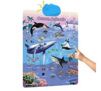 Alphabet Chart: Fun Interactive, Learning Development, Sound Activated Teaching Poster | Alphabet Chart for Indoor and Outdoor Classroom Uses, Birthday,