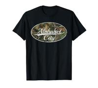 Alphabet City NYC Camo Distressed Vintage Classic T-Shirt