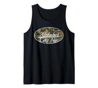 Alphabet City NYC Camouflage Distressed Vintage Style Tank Top