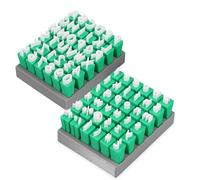 Alphabet Clay Stamp Set, Pottery Stamp Letter Set,PLA Plastic 3D Printed Letters Stamps for Clay,Versatile 3D Printed Letter Stamps for Arts and Crafts