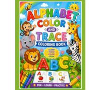 Alphabet Color and Trace Coloring Book