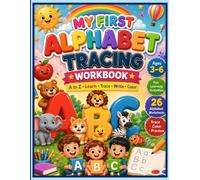 Alphabet Coloring Book for Kids Ages 3-6: Fun Animal, Vehicle, Fruit & Alphabet Coloring Pages for Early Learning