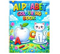 Alphabet Coloring Book for Kids Ages 3-8: Fun A to Z Letter Coloring Pages to Learn ABC, Improve Fine Motor Skills & Boost Early Learning for Preschool and Kindergarten