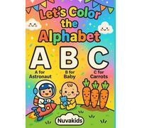 Alphabet Coloring Book - Learn Letter Sounds with Fun Themed Pages