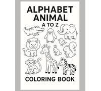 Alphabet Coloring Book with Tracing Words