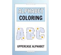 Alphabet coloring: Flower Alphabet coloring book