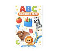 Alphabet colouring book: A book for kids and adults