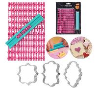 Alphabet Cookie Stamp Set,Cookie Stamps Set,Letter Stamps for Clay,Cookie Stamps,Fondant Letter Cutters,Cookie Stamp Alphabet,Letter Stamps,Number Embosser Mold Cutter Stamps for DIY Cake Mould