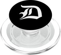 Alphabet D Old English Big Caligraphy Capital Letter PopSockets PopGrip for MagSafe