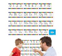 Alphabet Display Cards, Alphabet for Classroom Wall, Alphabet Wall Decorations Display Set, Digital Posters, Colorful Alphabet Wall Chart, App Cards