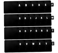 Alphabet Dividers 27PCS A Z Record Organizer Tabs Vinyl CD DVD File Dividers Alphabetical Library Sorting Index for Albums Collections Storage