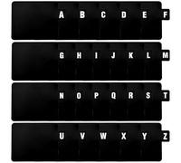 Alphabet Dividers 27PCS Record Dividers with Alphabetical Tabs A-Z Alphabetical File Organizer for DVD CD File Albums and Library Book