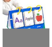 Alphabet Flash Cards, Educational Cards, Portable Game for Home Play Time Kids 3-8 Years Old Skill Development School Travel