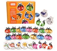 Alphabet Flash Cards - Flash Cards 2.76 x 2.36 Inches, Educational Toy Gift Recognition, Word Card | Early Learning Preschool Games Educational Gift for the Year,