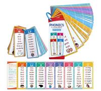 Alphabet Flash Cards, Spelling Reading Phonics Games, Preschool High Frequency Blends Flash Cards, For Nursery, Daycare Center, Kindergarten, Preschool Children