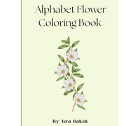Alphabet Flower Coloring Book
