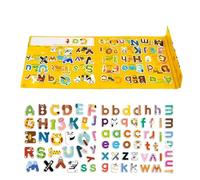 Alphabet Fridge Magnets - Educational Games on Animals - Alphabet Magnets for Fridge, for Home, Kindergarten, Daycare from 3 Years - Educational Gift Ideas