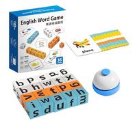 Alphabet Game, English Word Spelling Toy by Association - Letter Pad for | 3+ Years, Kindergarten, Activity, Home, Travel, Birthday and Party