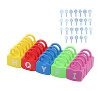 Alphabet Games, Cartoon Kids Learning Locks with Keys Interesting for Preschool Educational Learning for Holiday Gifts for Birthday Gifts(Letter Unlock)