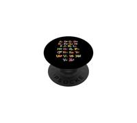 Alphabet Insects Bug Lover Kids Nature Design PopSockets Adhesive PopGrip