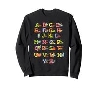 Alphabet Insects Bug Lover Kids Nature Design Sweatshirt