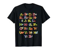 Alphabet Insects Bug Lover Kids Nature Design T-Shirt