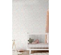 Alphabet Jumble 10m Matt Wallpaper Hoopla Walls Light Green One Size