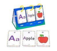 Alphabet Learning Cards,Educational Flash Card | Portable Game for Girl Boy 3 8 Years Develop Skills School Home Travel