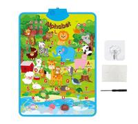 Alphabet Learning Chart Educational Posters for Kids Electronic Interactive | Music poster children's educational toy for children aged 1, 2, 3, 4, 5 and 6 years, girls, children aged 3-6 years