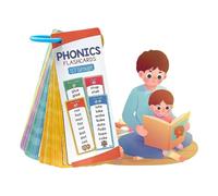 Alphabet Learning Flash Cards,FlashCards for Phonics,Spelling Reading Phonics Games,Early Reading Flash Cards For Nursery, Daycare Center, Kindergarten, Preschool Children