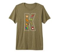 Alphabet Letter K Phonics Objects that Start with K Shirt Premium T-Shirt