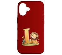 Alphabet Letter L is for Lion Case for iPhone 16