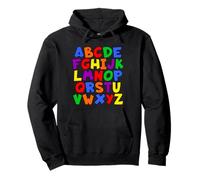 Alphabet Letters Learn ABCs Colorful Uppercase Pre-K Teacher Pullover Hoodie
