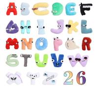 Alphabet Lore Plushies Letter A-Z Pillow Set Educational Toy Multi (A-Z)