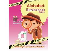 Alphabet lower case letter: Dot to Dot Activity Book Pencil control